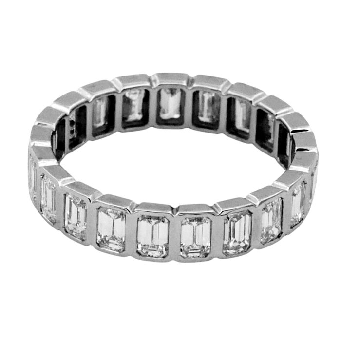 Baguette Diamond Platinum Eternity Ring