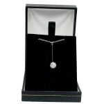 Antique Solitaire Diamond Pendant
