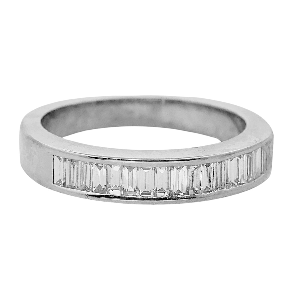 Vintage Diamond Baguette Eternity Ring 1 Vintage Diamond Baguette Eternity Ring