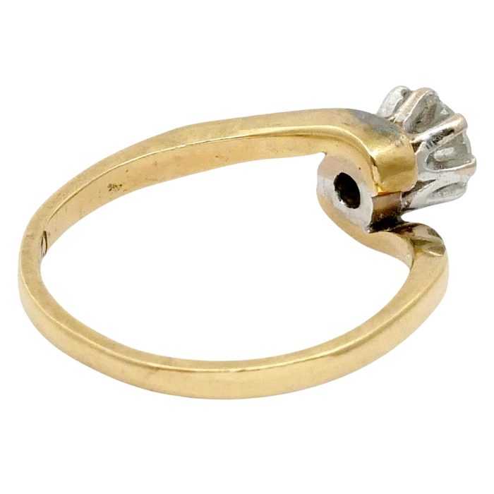 Vintage Solitaire Diamond Engagement Ring