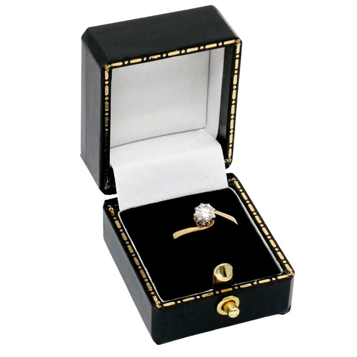 Vintage Solitaire Diamond Engagement Ring