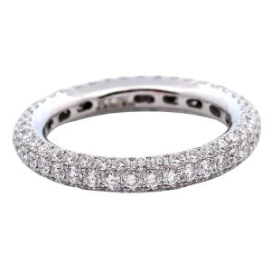 Three Row Diamond Full Eternity Ring