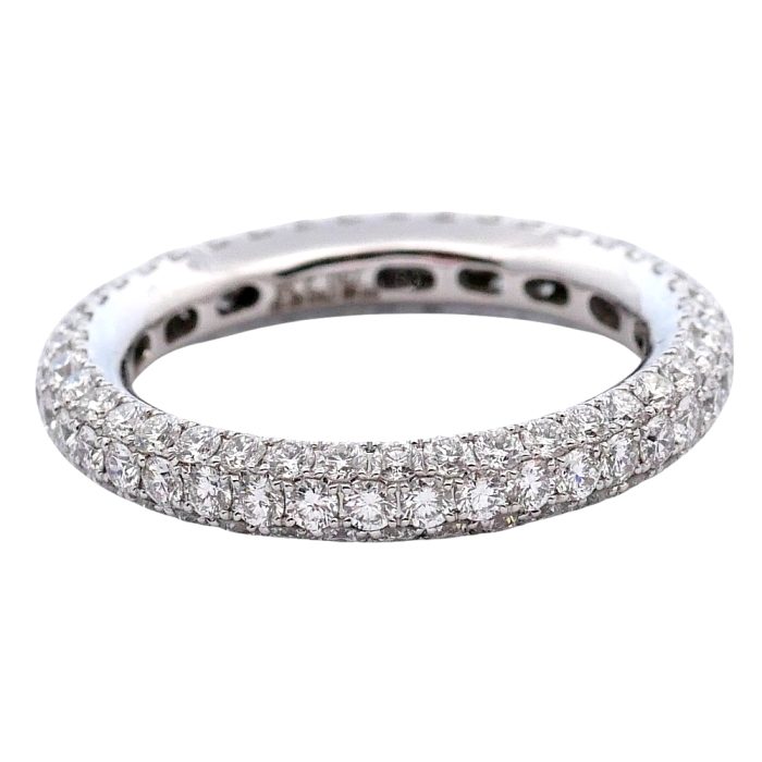 Three Row Diamond Full Eternity Ring