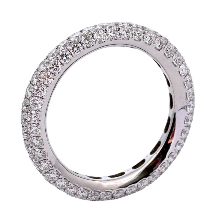 Three Row Diamond Full Eternity Ring
