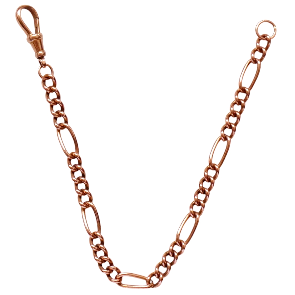Edwardian 9ct Rose Gold Bracelet 8 Edwardian 9ct Rose Gold Bracelet