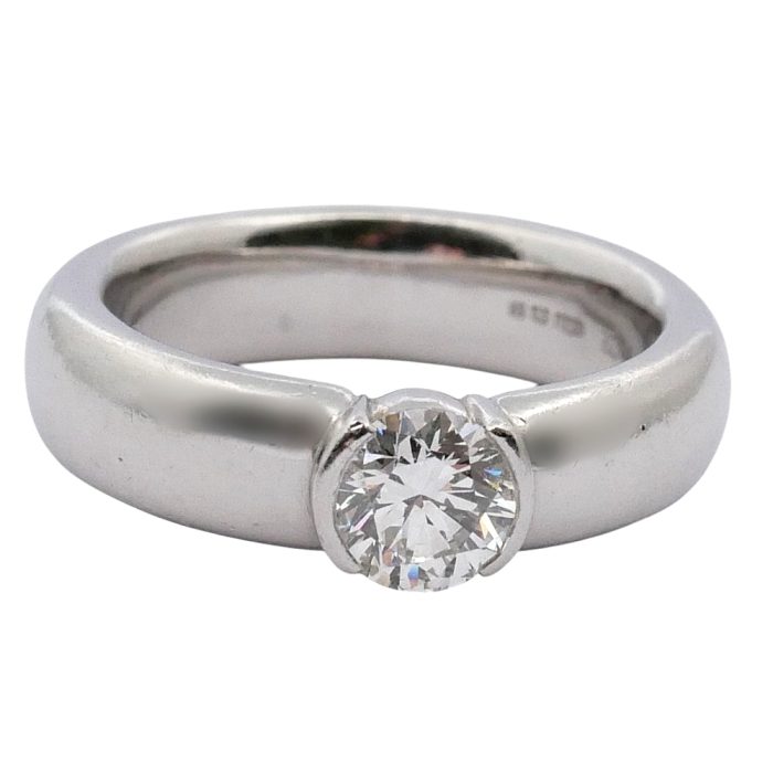 Tiffany & Co Etoile Diamond Engagement Ring