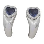 Vintage Piaget Iolite Diamond Earrings