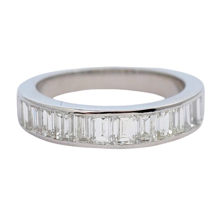 Baguette Diamond Platinum Eternity Ring