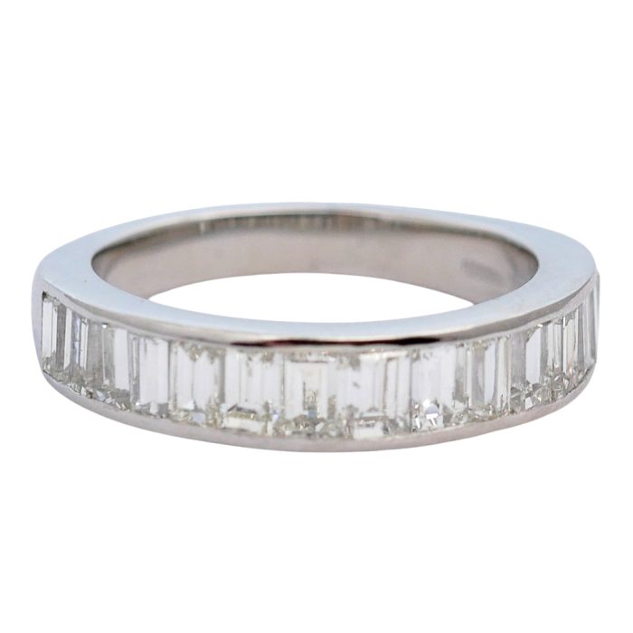 Baguette Diamond Platinum Eternity Ring
