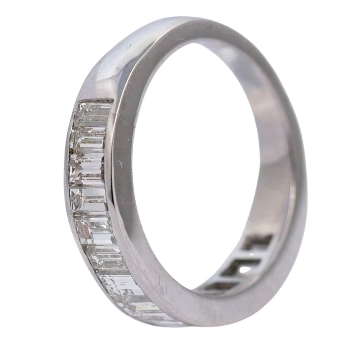 Baguette Diamond Platinum Eternity Ring