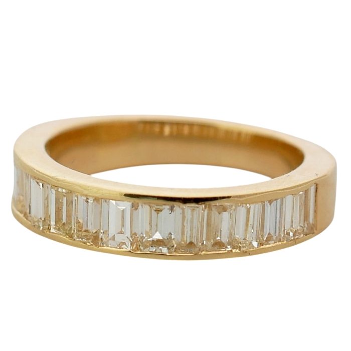 Baguette Diamond Gold Eternity Ring