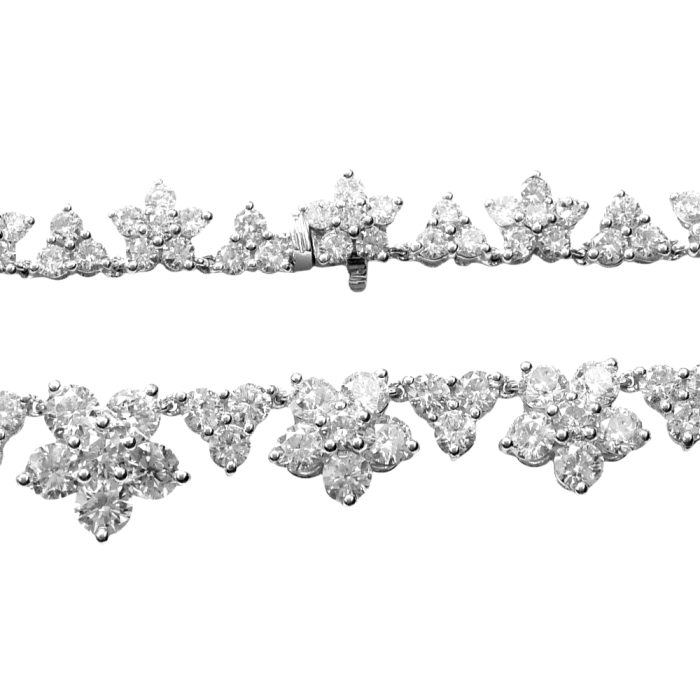 Vintage 22 Carat Diamond Necklace