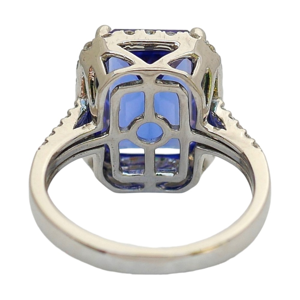 Tanzanite Diamond Engagement Ring 4 Tanzanite Diamond Engagement Ring