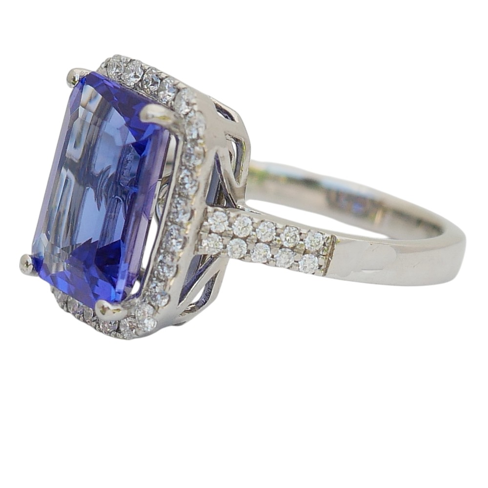 Tanzanite Diamond Engagement Ring 7 Tanzanite Diamond Engagement Ring