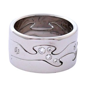 Georg Jensen Fusion Diamond Gold Ring