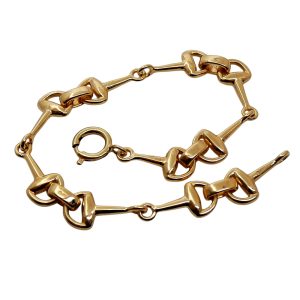 Vintage Gold Horsebit Bracelet