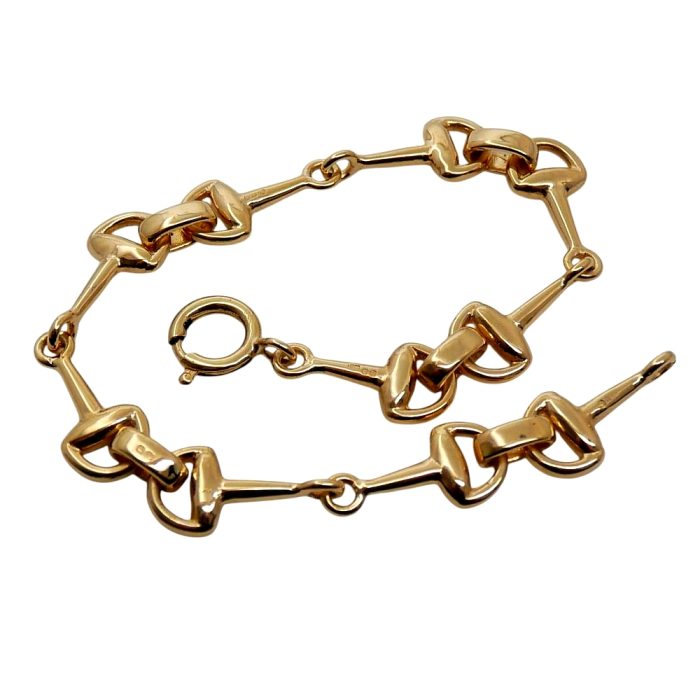 Vintage Gold Horsebit Bracelet