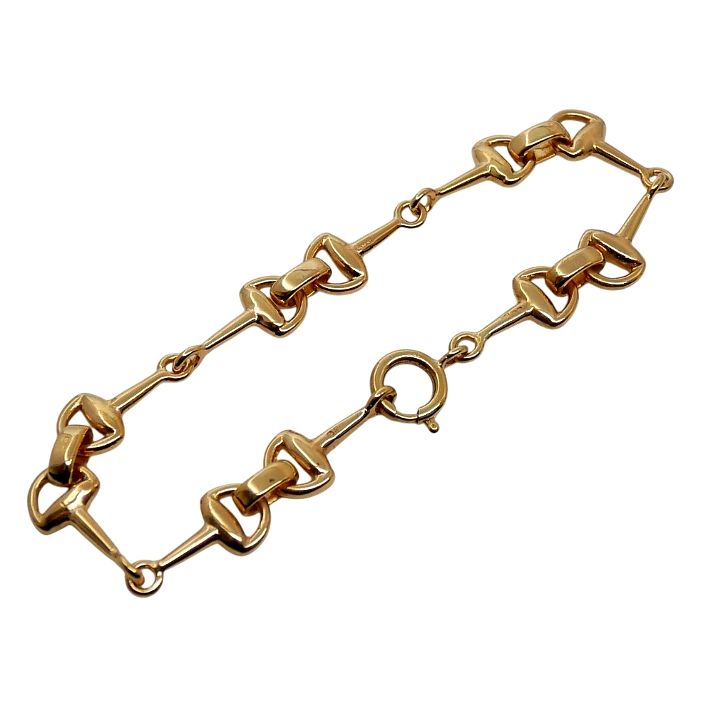 Vintage Gold Horsebit Bracelet 4 Vintage Gold Horsebit Bracelet