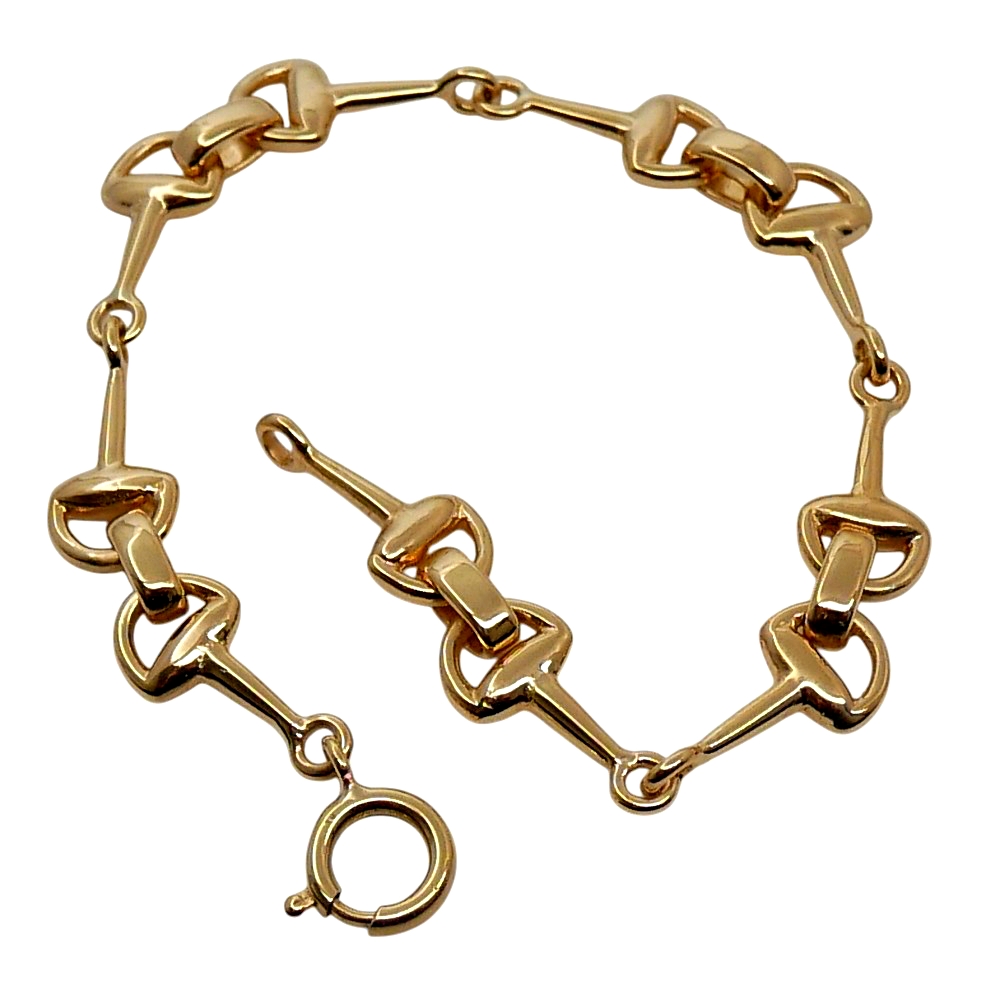 Vintage Gold Horsebit Bracelet 5 Vintage Gold Horsebit Bracelet
