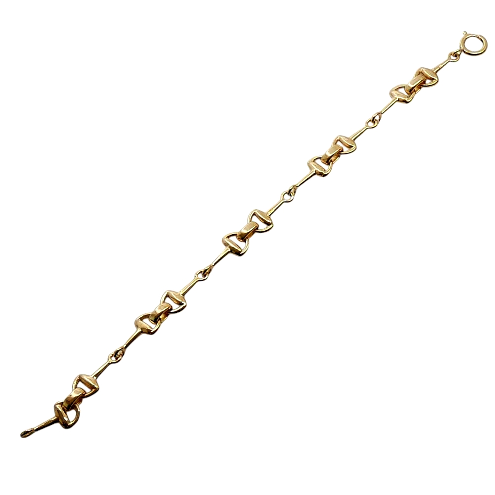 Vintage Gold Horsebit Bracelet 6 Vintage Gold Horsebit Bracelet