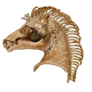 Kutchinsky Gold Horse's Head Brooch