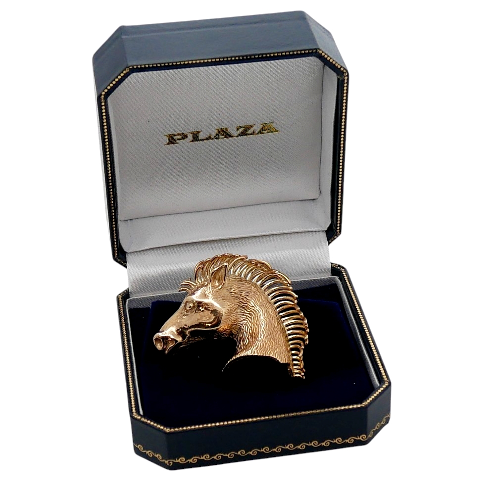 Kutchinsky Gold Horse's Head Brooch 9 Kutchinsky Gold Horse's Head Brooch