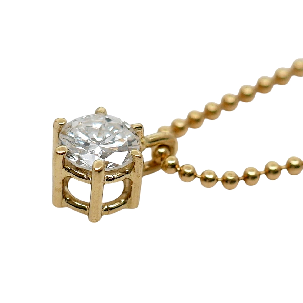 Vintage Solitaire Diamond Pendant 2 Vintage Solitaire Diamond Pendant