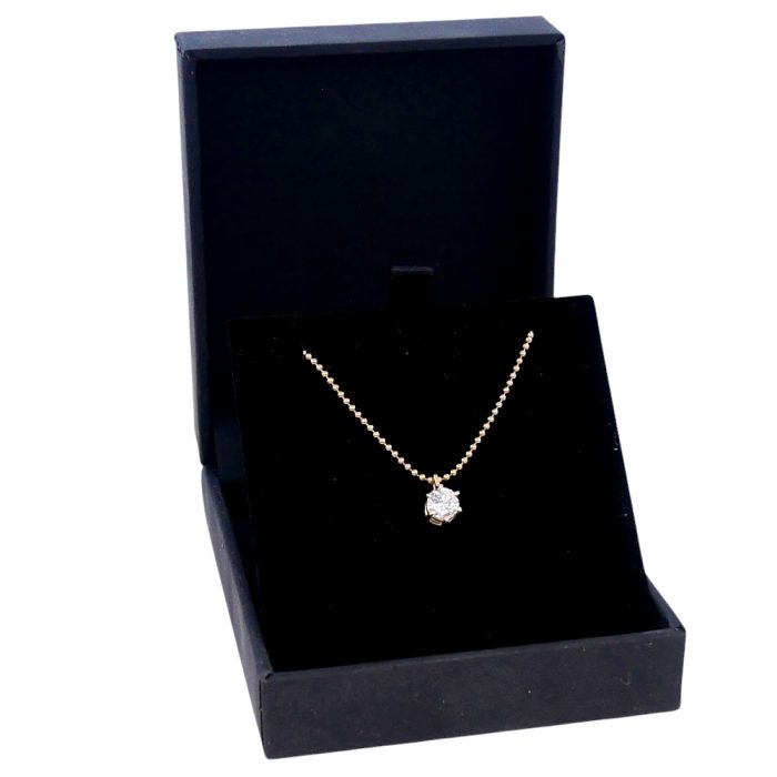 Vintage Solitaire Diamond Pendant