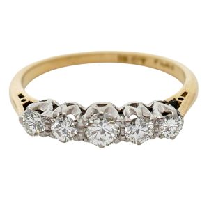 Vintage Five Stone Diamond Ring