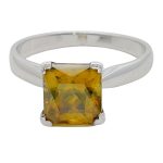 Vintage Sphene Solitaire Ring