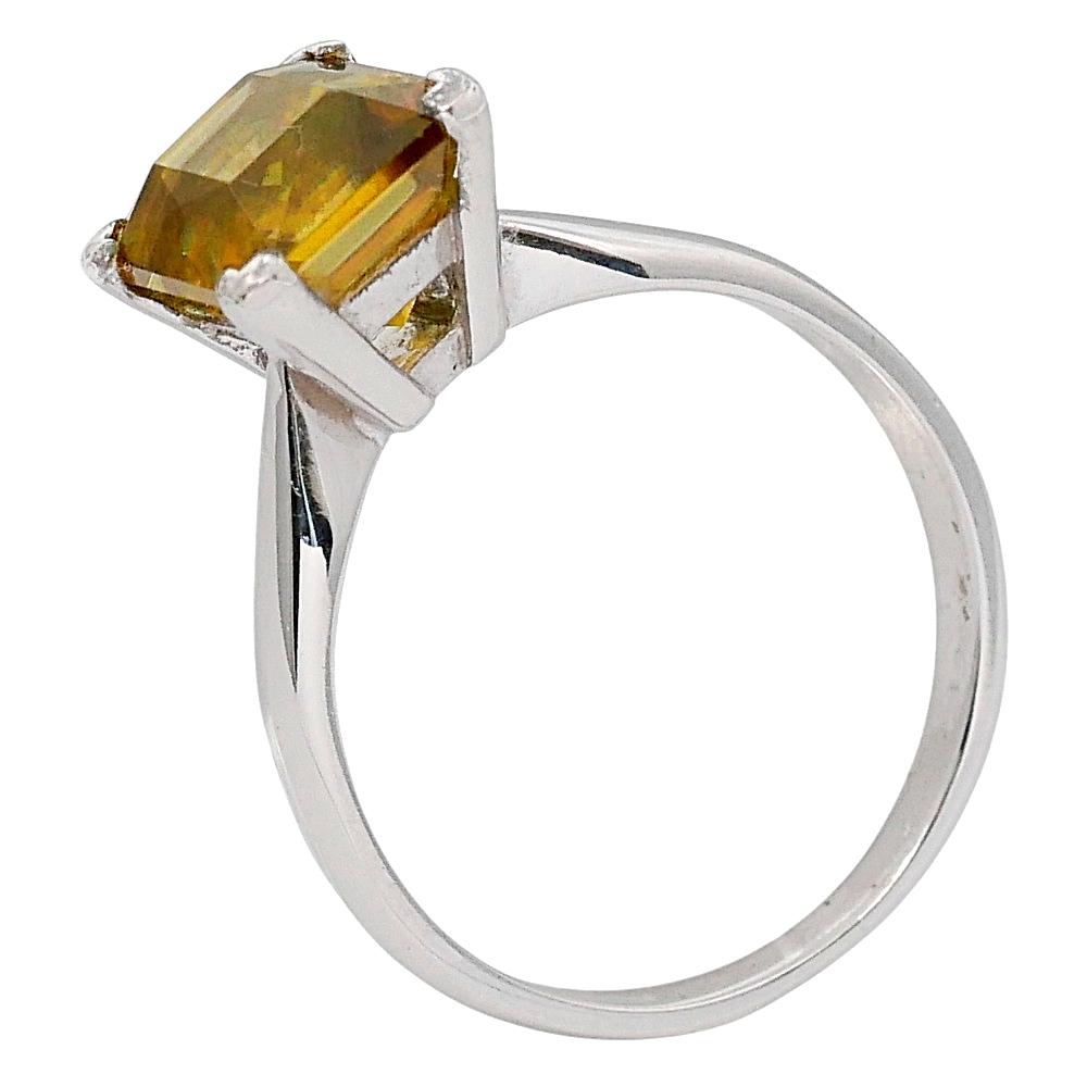 Vintage Sphene Solitaire Ring 2 Vintage Sphene Solitaire Ring