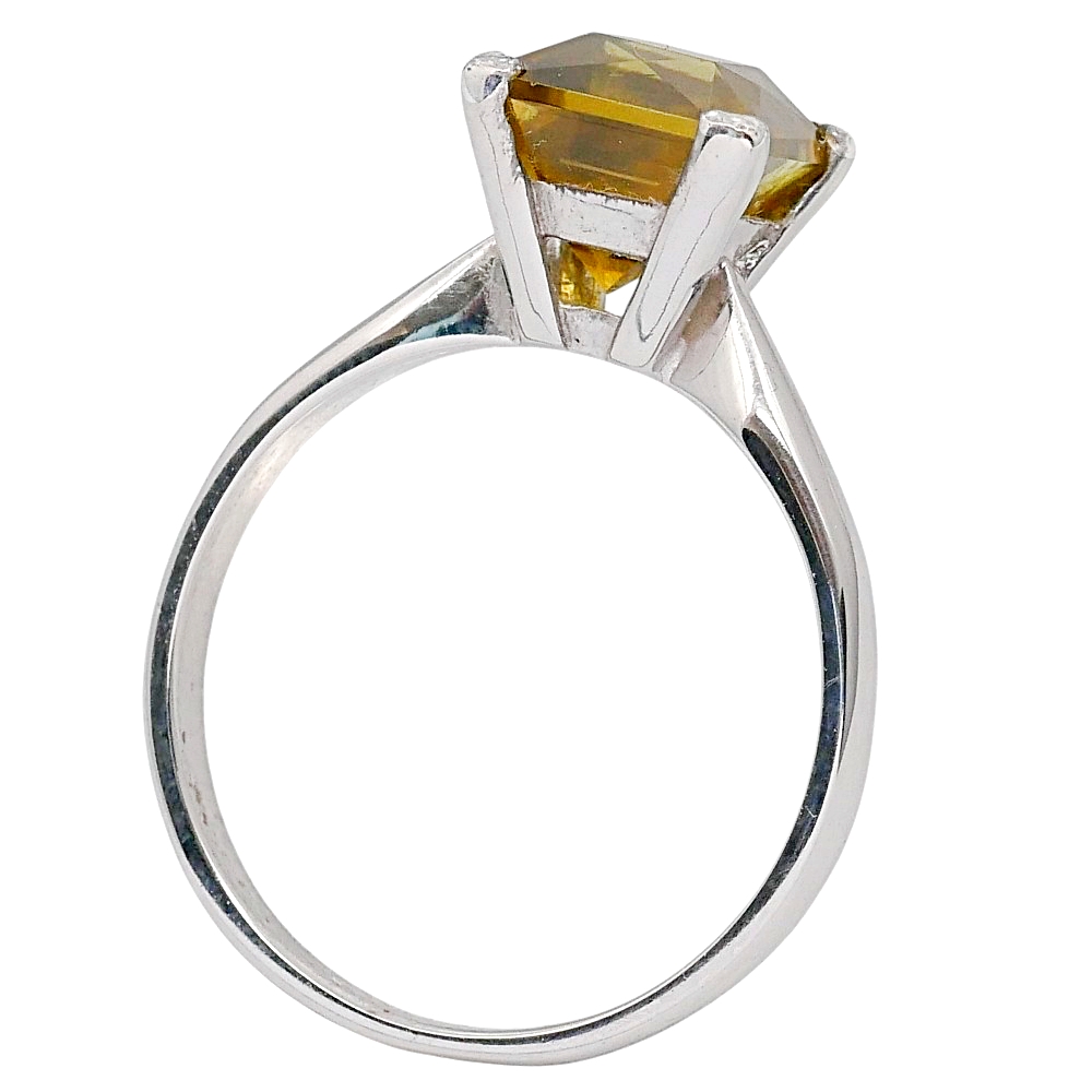 Vintage Sphene Solitaire Ring 3 Vintage Sphene Solitaire Ring