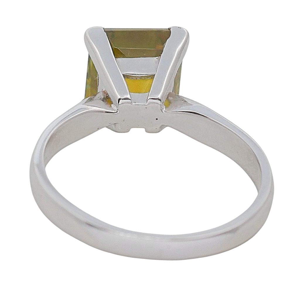Vintage Sphene Solitaire Ring 4 Vintage Sphene Solitaire Ring